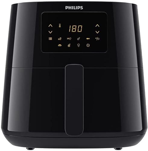 PHILIPS Essential Airfryer XL - 6.2L Gryta, Fritös utan Olja, Rapid Air-Teknik, Pekskärm, NutriU Recept-App, Pekskärm (HD9270/90)