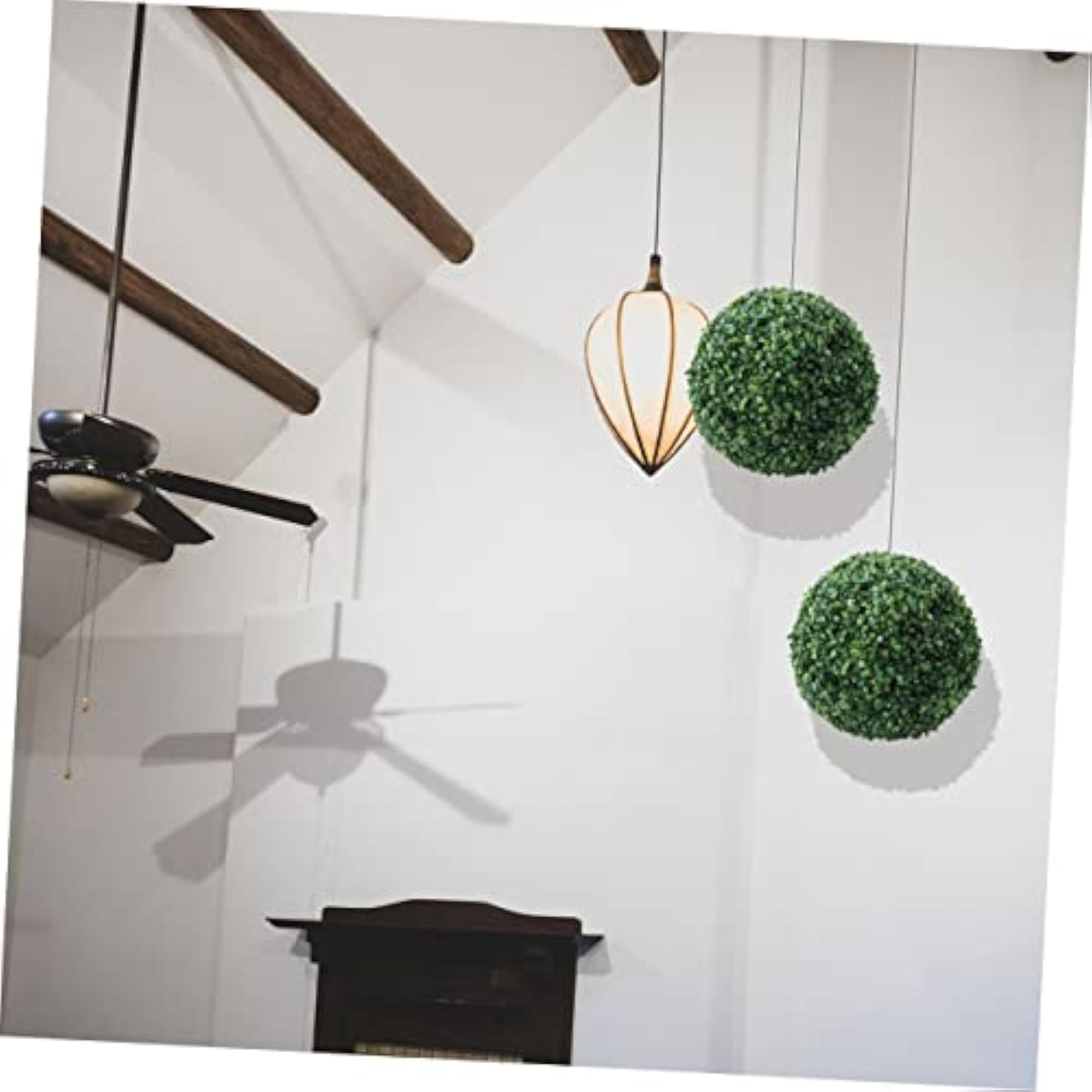 5pcs Artificial Grass Ball Fake Plant Pendant