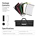 Neewer Foldable Scrim Flag Kit, 18x24in/45x60cm 5 in 1 Photography Flag Panel Lighting Reflector Diffuser Light Modifier Shaper for Soft, Diffused & Light Effects, Carry Bag Included, SF4560F