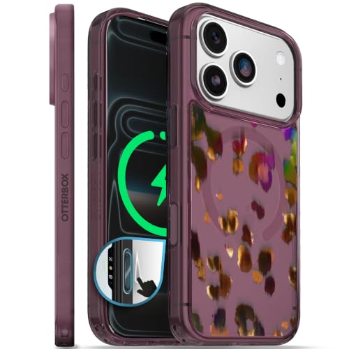 Image of OtterBox iPhone 17 Pro - Symmetry Series Slim MagSafe Case - Leopard Shift | 3X Military Drop Protection - Slim Pocket-Friendly - Raised Edges - Anchor Points - Camera Control - Non-Retail Packaging