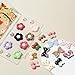 Mon Caramel 24PCS Rubber Beach Bag Accessories Charms,Rubber Beach Totes Inserts,Lovely Cherry Charms