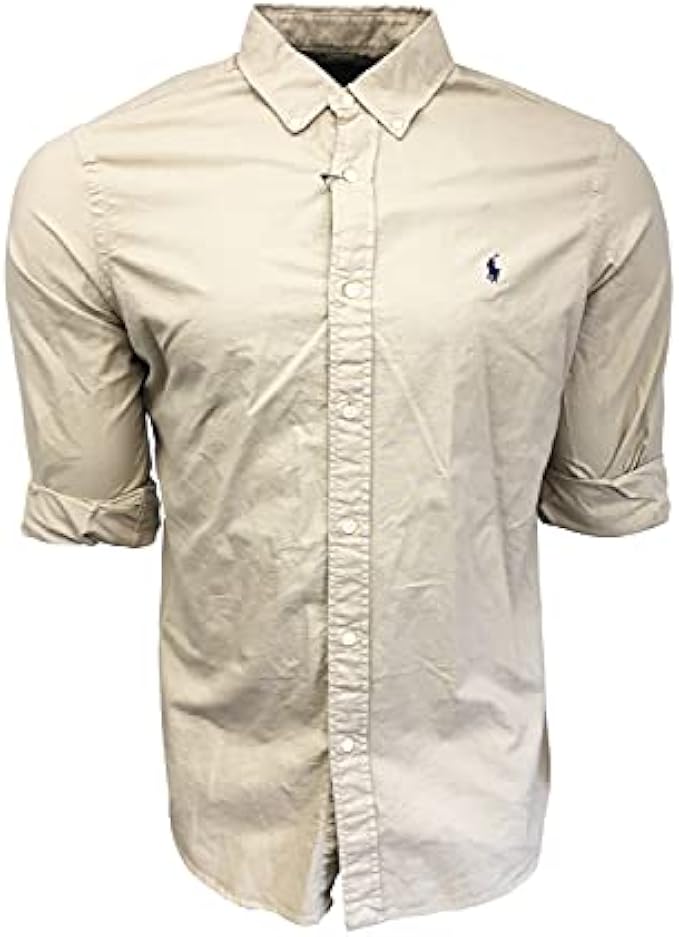 Polo Ralph Lauren Men's Long Sleeve Garment Dyed Oxford Shirt