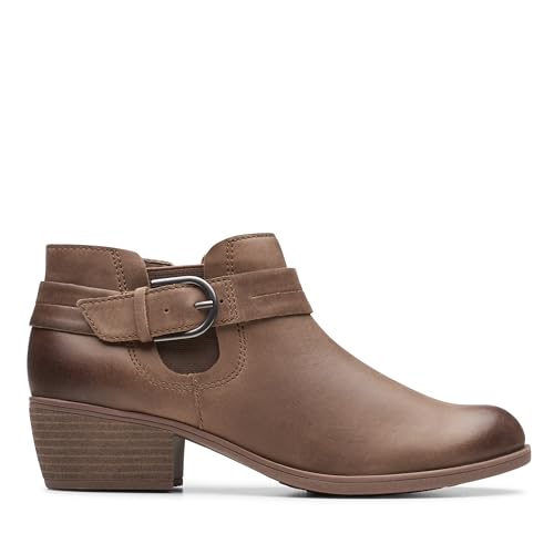 Clarks Women's Charlten Rae Ankle Boot, Mushroom Oily, 37 EU – Ansicht 2