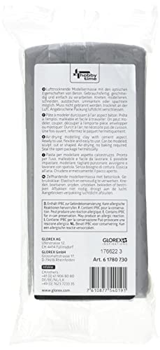 Glorex 61780730 Concrete Plastic Modelling Clay, Grey, 14.5 x 6.5 x 3 cm, Concrete Grey, 14,5 x 6,5 x 3 cm - Image 2