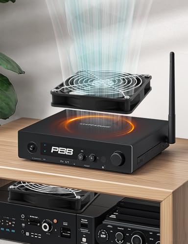 AmRunJe 140mm x 25mm USB Computer Fan with 3 Speed Degree 5v PC Cooling Fan for DVR Receiver PlayStation Xbox AV Cabinet