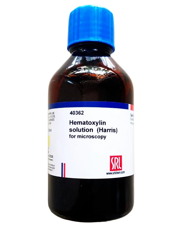 SRL Hematoxylin solution (Harris) 125ML for microscopy, Storage: Room Temperature, Shelf Life: 24 Months for laboratory and industrial use-image-10