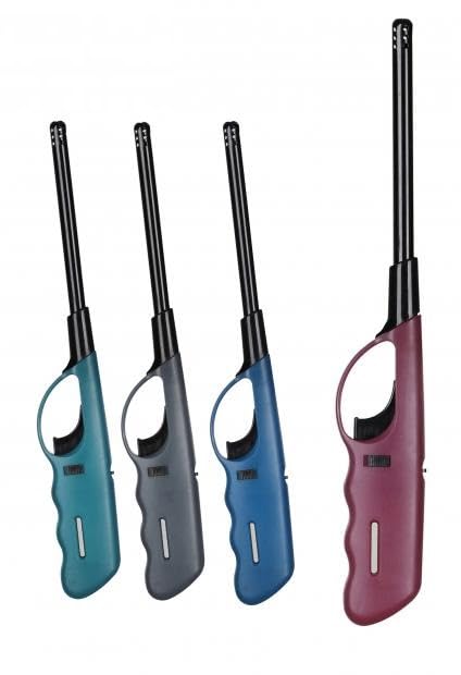 Allume gaz Rechargeable Rigide, Briquet de Cuisine pour Barbecue, cheminée, cuisinière - Taille : 26 cm - 005