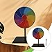 Nishiyuenyi Tabletop Prize Turntable Roulette Wheel Tabletop Fortune Wheel for Promotional Activities Interactive Learning Party, 10 Grids