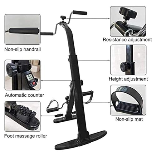 Bicicleta estática plegable para brazos y piernas miniatura 4