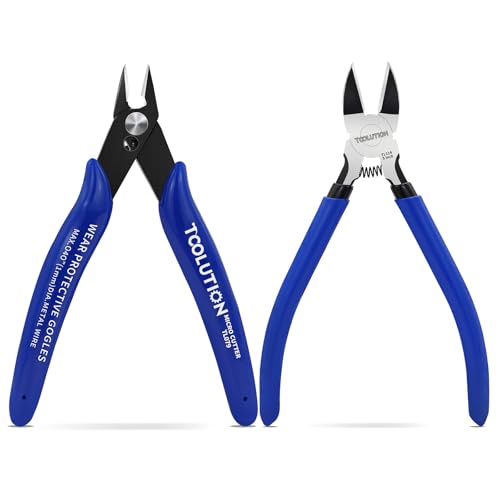 Image of 2-Piece Small 5 Inch Flush Cutters & Wire Cutters Set Pliers