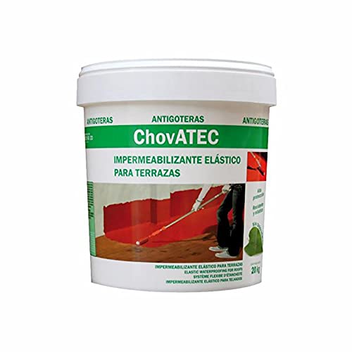 Chova Caucho Impermeabilizante Liquido Terrazas 20 Kg Chovatec 20 Kg Gris 75245
