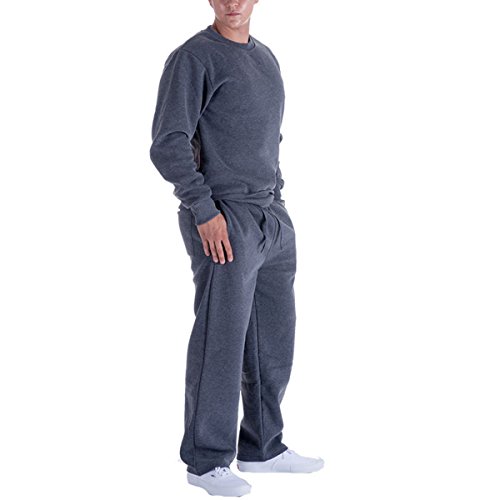 Image of Facitisu Mens Active Fleece Athletic Sweatpant Basic Running Drawstring Joggers Workout Sweat Pants