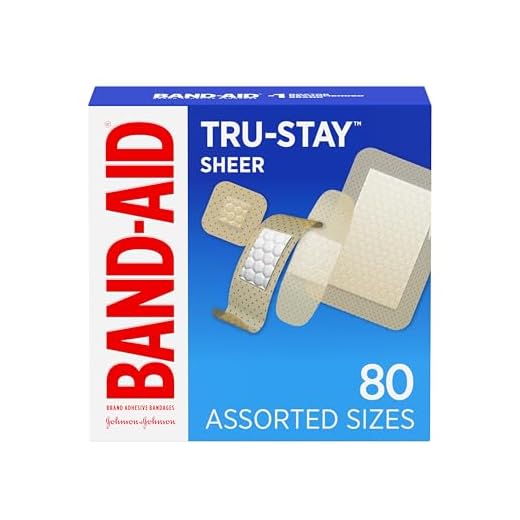 Band-Aid Brand Tru-Stay Sheer Strips Adhesive Bandages for First Aid and Wound Care, Assorted Sizes, 80 ct