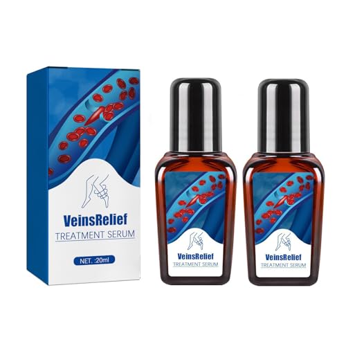 Líquido Reparador Venas Varicosas,Arañas Vasculares en Las Piernas,La EsenciaCalmante Las Piernas Elimina Las Venas Varicosas y Las Arañas Vasculares,Alivia Las Molestias,20ml*2pc