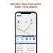 MOTOsafety OBD GPS Car Tracker, Hidden Vehicle Tracker and Monitoring System with Real Time Location GPS Reports, For Auto, Adults, Fleet, Parents, Teen, Elderly, 4G with Phone App, ONE MONTH INCLUDED