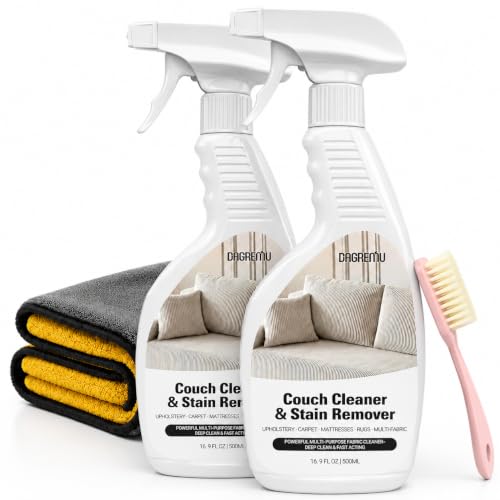 Couch Stain Remover Spray - Upholstery Cleaner for Sofa &