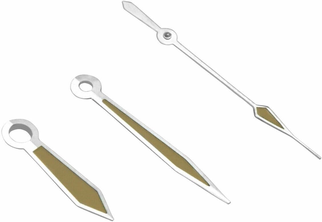 Ewatchparts Dirty Yellow Sword Watch Hands Compatible With Seamster/Milsub Compatible With Mod Seiko 7S26 NH35 NH36