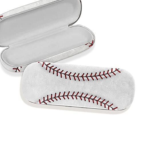 Image of WIRESTER Hard Shell Eyeglasses Case, Clamshell Sunglasses Holder Protective Cover with Microfiber Cloth