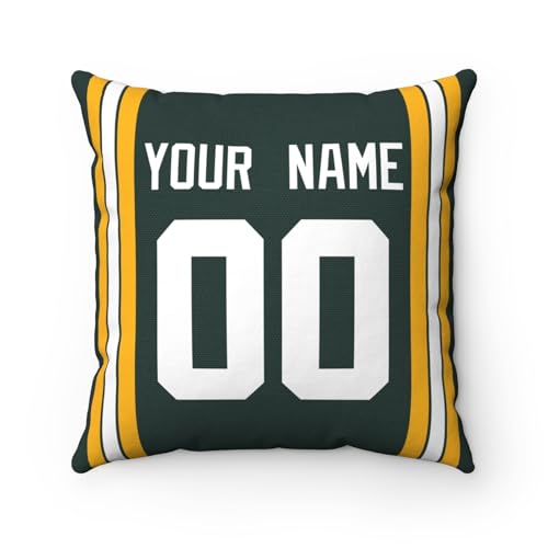 Image of ANTKING Throw Pillow 2 Pack Custom Any Name and Number Personalized Gift for Men Women Boys