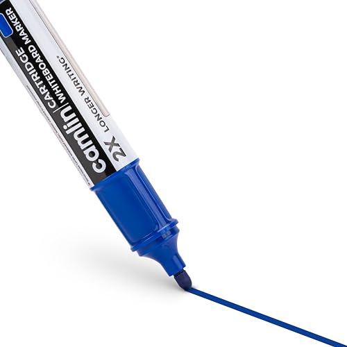 Image of Camlin Cartridge White Board Marker pack of 5 - Blue