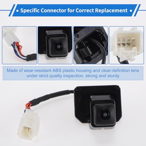 Image of Rear View Camera for Honda CR-V Jazz 2014 2015 2016 2017 License Plate Park Assist Backup Reverse Cam No.39530-T0A-A113-M1 /39530-T5A-003