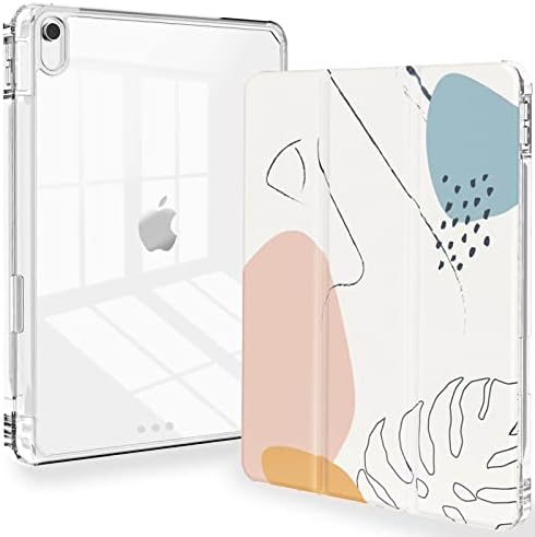 IPad Soft TPU Clear Back Smart Cover With Build-in Apple Pencil Holder For IPad 9.7 10.2 Pro 11 Pro 12.9 Mini 5 4 10.9orange Leaves - View #2