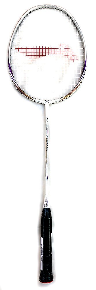 Li-Ning Unisex Adult Turbo-X 60G4 Aypm094-5 Carbon Fiber Badminton Racquet - White/Silver, S2