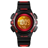 CakCity Kids Watches Digital Outdoor Sport Waterproof Electrical EL-Lights Watches with Alarm Luminous Stopwatch Casual Military Child Wrist Watch Gift for Boys Girls Ages 5-10