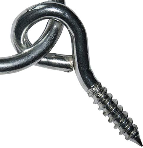 dock edge galvanized screw-in dock ring 2 x 51634 1200lb zinc plated