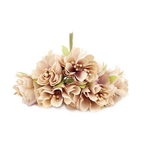 Artipistilos® Bouquet 6 Fabric Flowers - Light Sand - Flowers