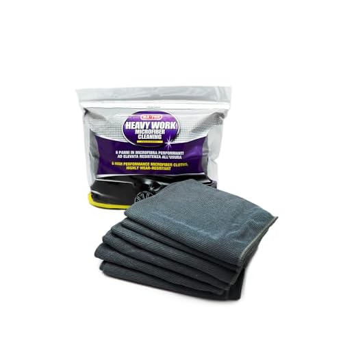 Mafra, Heavy Work, Panno Auto in Microfibra, Assorbe e Deterge Tutte le Impurità Presenti nell'Abitacolo, nel Formato 60x40cm