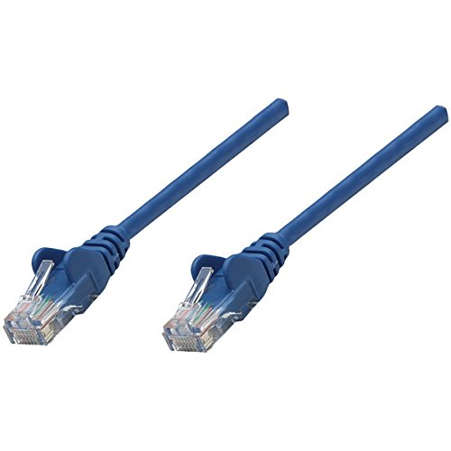 Cable Ethernet Cat-5E Azul 25 pies Patch Cord miniatura 1