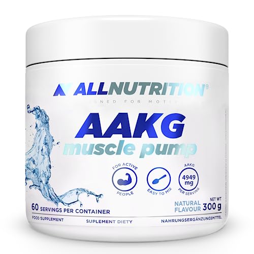 ALLNUTRITION-AAKG-Muscle-Pump-V20-Dietary-supplement-for-Athletes--Amino-Acid-Nutritional-Supplements--Muscle-Tissue-Oxygenation--Arginine-Powder--Muscle-Pump-Supplements--300g-Natural
