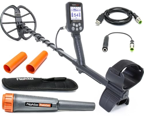 Nokta Simplex+ mit Nokta-Pointer pinpointer Metallsuchgerät Detektor IP68 Komplett wasserdicht Metalldetektor Profi Sondeln Metalldetektor Set