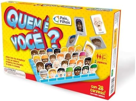 Jogo Quem É Você? Pais & Filhos 2810 Cara A Cara