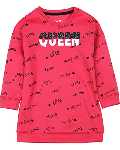 Girl's All-Over Print Dress with Matching Tights, Sizes 2-7