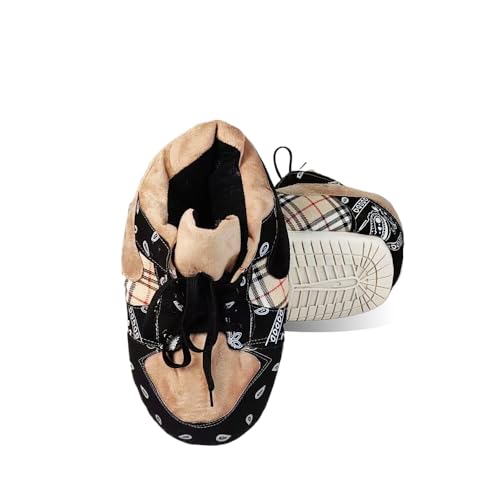 LAPRBY High Top Sneaker Slippers Unisex One-Size Ultra Comfy and Cozy House Fluffy Jordan Like Slippers for Men and Women3