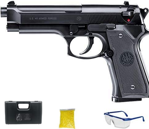 Pistolet M9 Word Defender. Pistolet Airsoft Calibre 6 mm (Arme à air comprimé à Billes en Plastique ou PVC). Système : Ressort. [Puissance : 0,21 Joule]