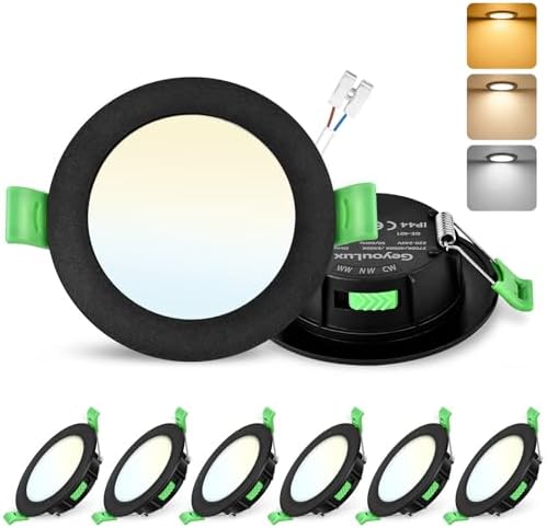 Lot de 6 Spot LED Encastrable 68mm, 7W Spots de Plafond Encastre ...