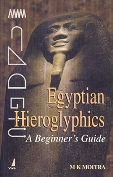 Hardcover Egyptian Hieroglyphics Book