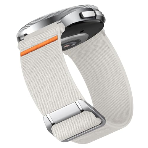 Suitisbest Sport Straps Compatible With Samsung Galaxy Watch 4/5/6/7/FE, 5 Pro, 4/6 Classic, Active 2/3 - Adjustable 20mm Nylon Solo Loop for Women Men