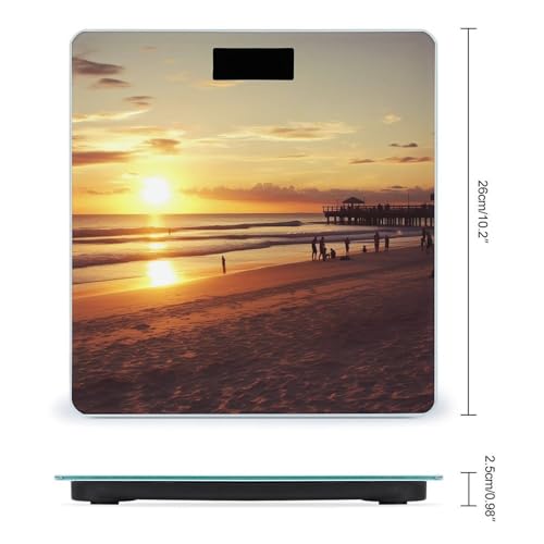 Báscula Digital de Baño Sunset Beach Capacidad 400lb miniatura 2