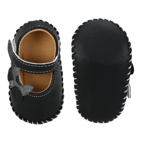 Image of PureSole Baby Girl Ballerina Shoes 6-12 Months | Elegant Party Booties