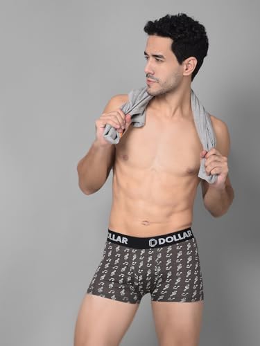Image of Dollar Bigboss Men's Assorted Pack of 2 Cotton Trunk (Colour & Print May Vary)