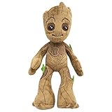 【Decoración de la habitación】 El Groot peluche es adecuado para dormitorios, sala de estar, oficina, escritorio, sofá, apariencia linda puede como los niños. No es solo un juguete lujoso, sino también una buena opción para la decoración diaria de la casa.