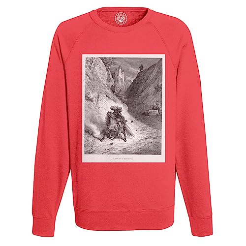 Sweat Shirt Homme Le Lion et le Moucheron imprimé gravure Gustave Doré