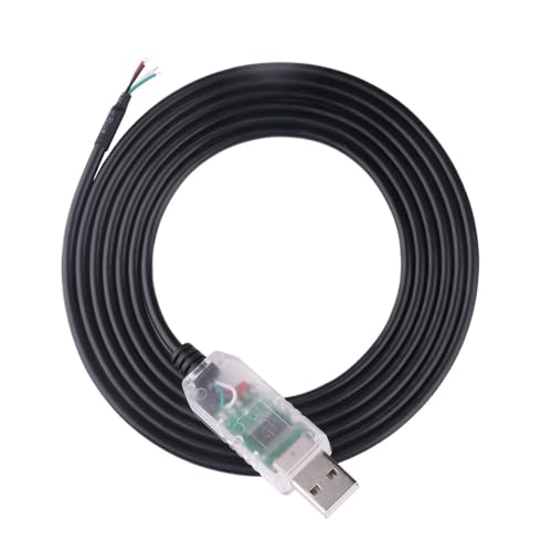 Cable USB a RS232 con extremo pelado convertidor serie compatible con Windows 10 para proyectos 2