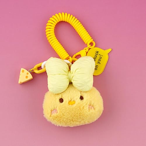 Chaveiro de animal de pelúcia, pingente de chave de pelúcia - Bolsa Charme Bichos de Pelúcia | Pinge