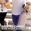 Simple Modern Trek Pivot | Gallon Water Bottle Jug with Handle & Boot | Interchangeable Straw & Chug Lids | Large Insulated Stainless Steel | Sports Camping Outdoors | 128oz, Midnight Black