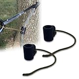 Lineman Rope Adjustment Tool Fits 8–11mm Ropes — One-Hand Prusik Tender & Rope Tensioner for Saddle Hunting, Tree Climbing & Lineman Belts — Lightweight & Low-Profile Design (2 Pack)